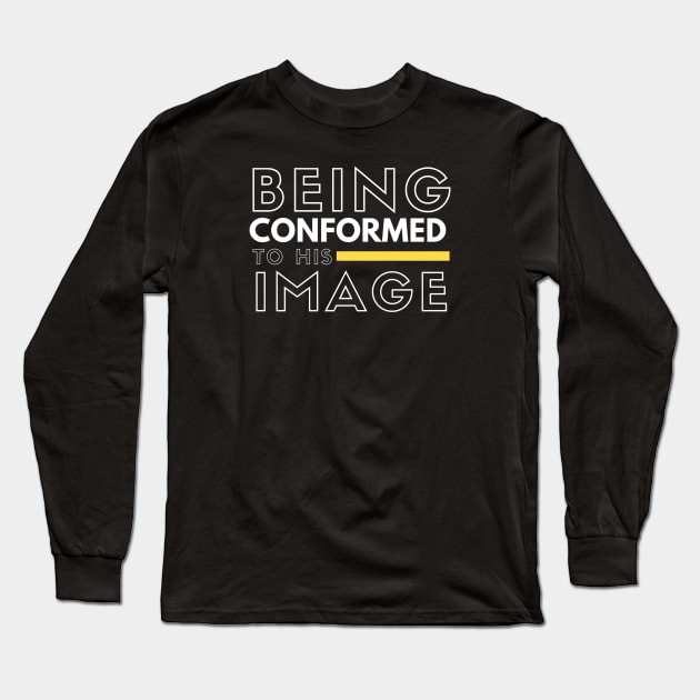 Being Conformed to His Image Graphic Long Sleeve T-Shirt by SOCMinistries